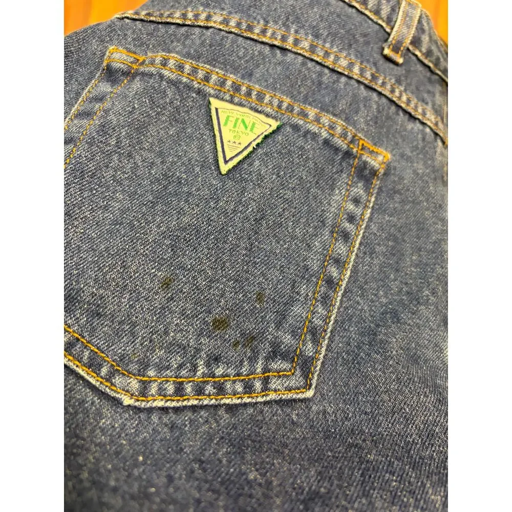 Vintage 90s Fine Jeanswear Denim Midi Shorts Womens Apx Sz 34